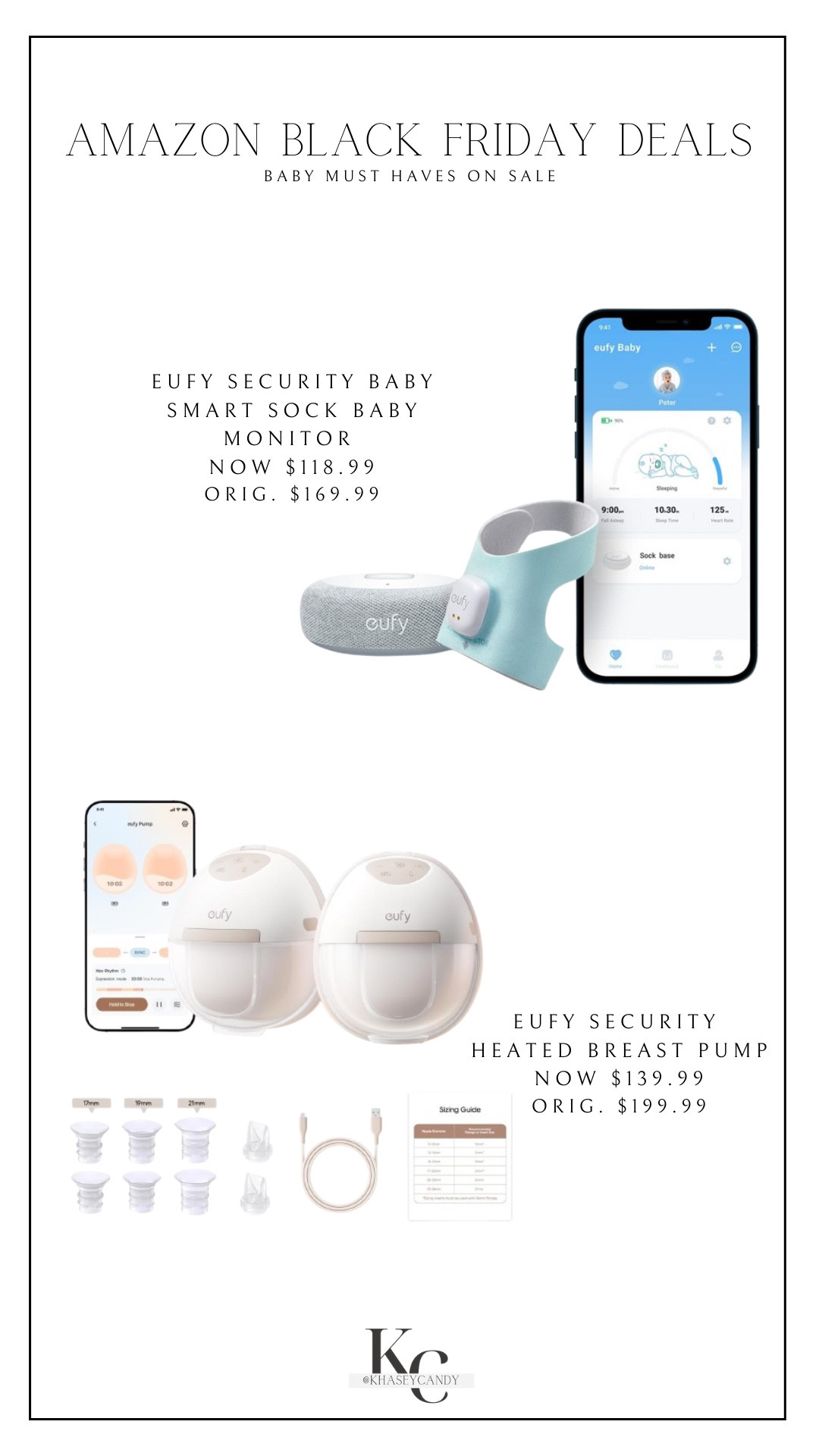 Black Friday Amazon Deals on Baby Items.

baby monitor and breast pump



#LTKmomlife #LTKCyberWeek #LTKBaby