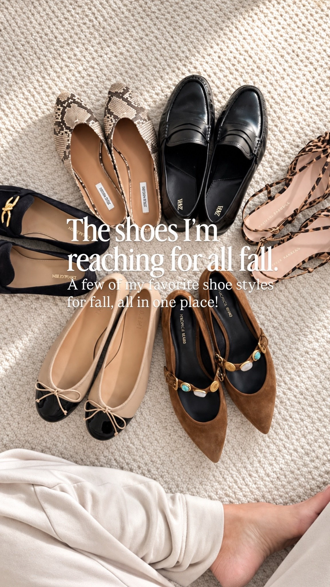 A few of my favorite shoe styles for fall, all in one place! From classic loafers and ballet flats to snakeskin, leopard, and suede, these are the pairs that can make an everyday outfit feel so much more finished.

👩‍💻 LTK PRO TIPS
❤️ Heart = Support my posts ;-)
🔖 Save = Get sale & restock alerts for the things you love!
📋 Lists = Keep favorites organized (List ideas: Christmas, Birthdays, and Vacations!)
📲 Share = Send lists and products to a friend (or your daughters like me).
💬 Comment = Ask me anything, and I’ll answer. ;-)

#LTKootd #LTKSeasonal #LTKOver40