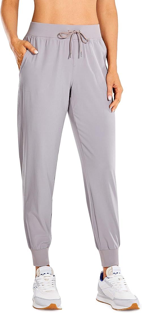 CRZ YOGA Women's Lightweight Workout Joggers 27.5" - Travel Casual Outdoor Running Athletic Track... | Amazon (US)