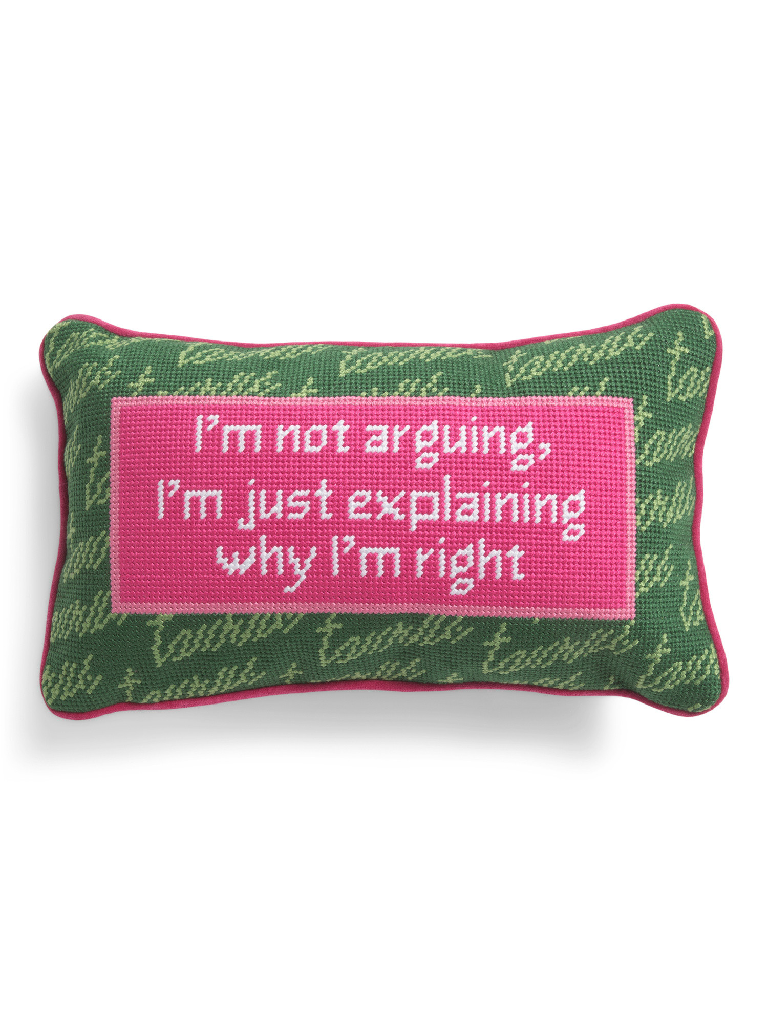 9x15 Taurus Needlepoint Pillow | TJ Maxx