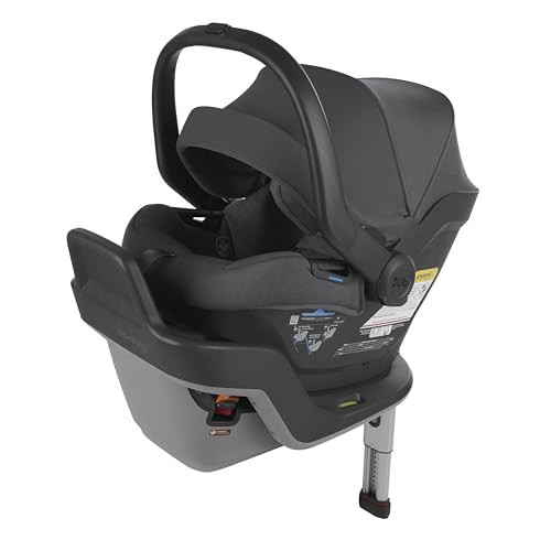 UPPAbaby Mesa Max Infant Car Seat/Base with Load Leg and Robust Infant Insert Included/Innovative Safety Features + Simple Installation/Direct Stroller Attachment/Greyson (Charcoal Mélange) | Amazon (US)