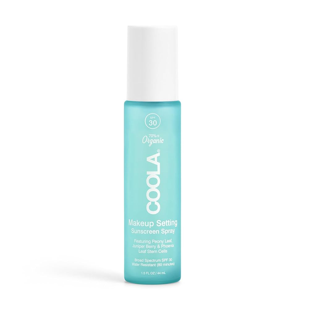 COOLA Organic Makeup Setting Spray with SPF 30, Hydrating Makeup Protection & Sunscreen made with... | Amazon (US)