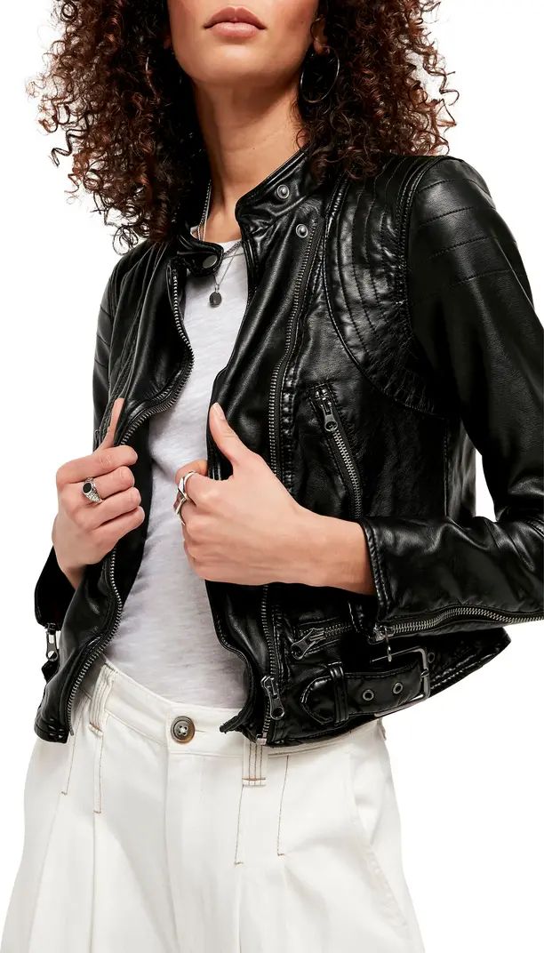 Rating 4.3out of5stars(3)3Heartbreaker Faux Leather Moto JacketFREE PEOPLE | Nordstrom