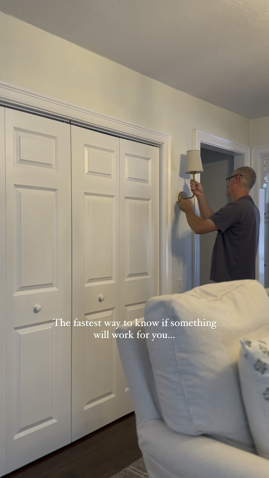 The candle sconces we added to our sitting room are so much cozier than the wall sconces we had. 

#LTKFindsUnder100 #LTKHome #LTKVideo