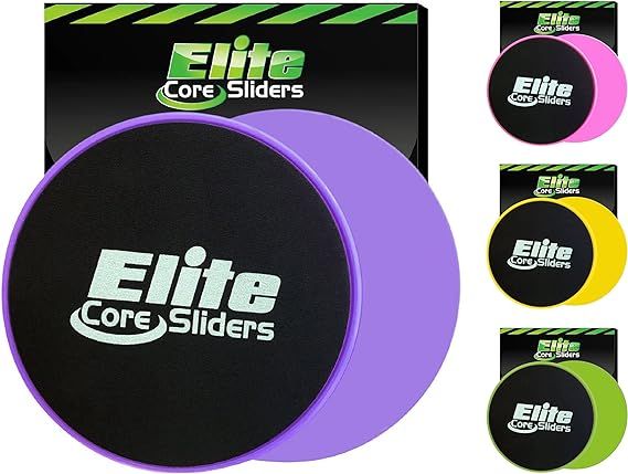 Elite Sportz Sliders for Working Out, 2 Dual Sided Gliding Discs for Exercise on Carpet & Hardwoo... | Amazon (US)