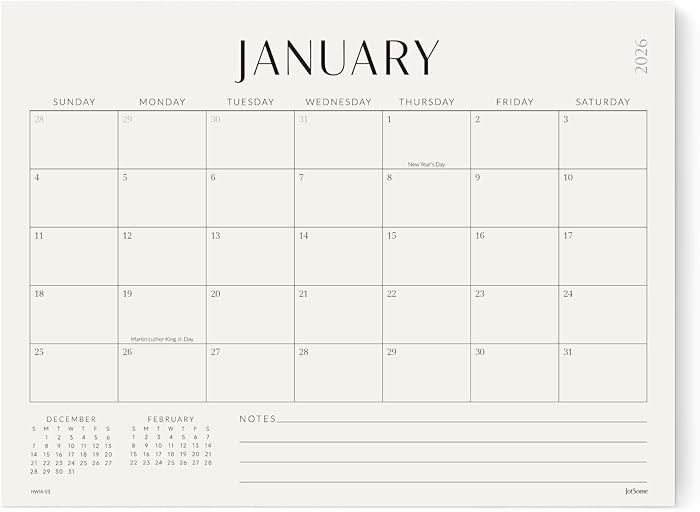 Jotsome Magnetic Calendar for Refrigerator 2026-2027, Monthly Fridge Calendar From January 2026 t... | Amazon (US)