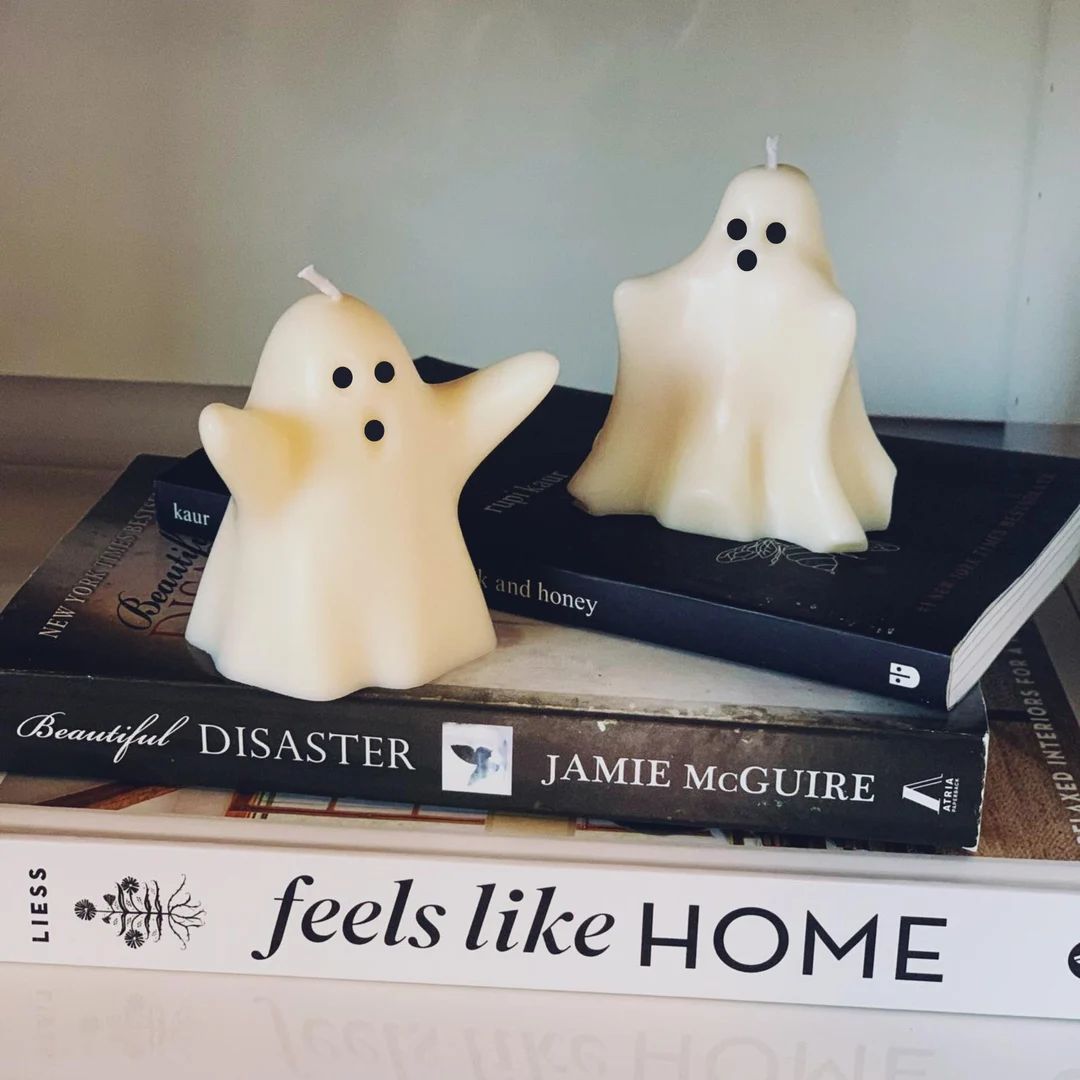 The Original Ghost Candles| Halloween Decor| Cute Ghost| White Ghost Decoration| Minimalist Ghost... | Etsy (US)