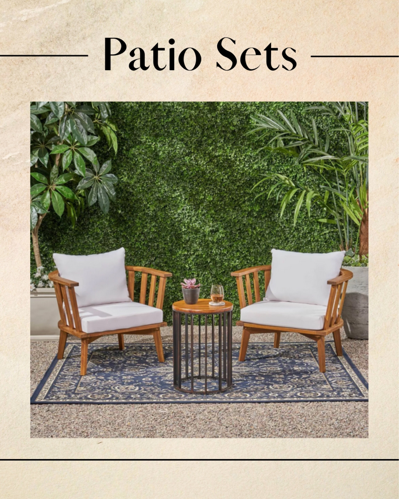 Check out the great patio sets at Target

Patio set, patio furniture, patio chair, outdoor furniture, patio couch, home, home decor, patio decor 

#LTKSeasonal #LTKhome #LTKfamily