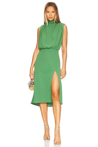 Amanda Uprichard Franny Dress in Cactus from Revolve.com | Revolve Clothing (Global)