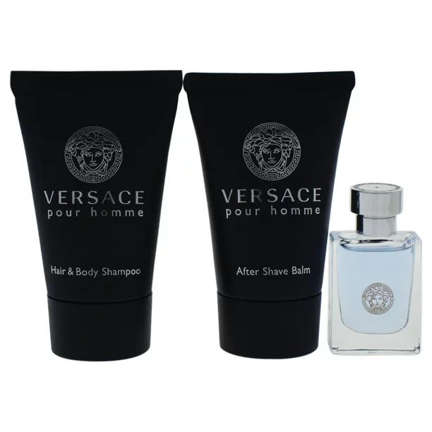 Versace Pour Homme Cologne Gift Set for Men, 3 Pieces - Walmart.com | Walmart (US)
