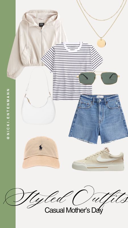Styled up a casual Mother’s Day outfit for us! This would be great for a park day or a Mother’s Day picnic! 

Mother’s Day outfit, styled outfit, casual mom style, spring trends, dad shorts, ootd, striped t shirt 

#LTKSeasonal #LTKstyletip