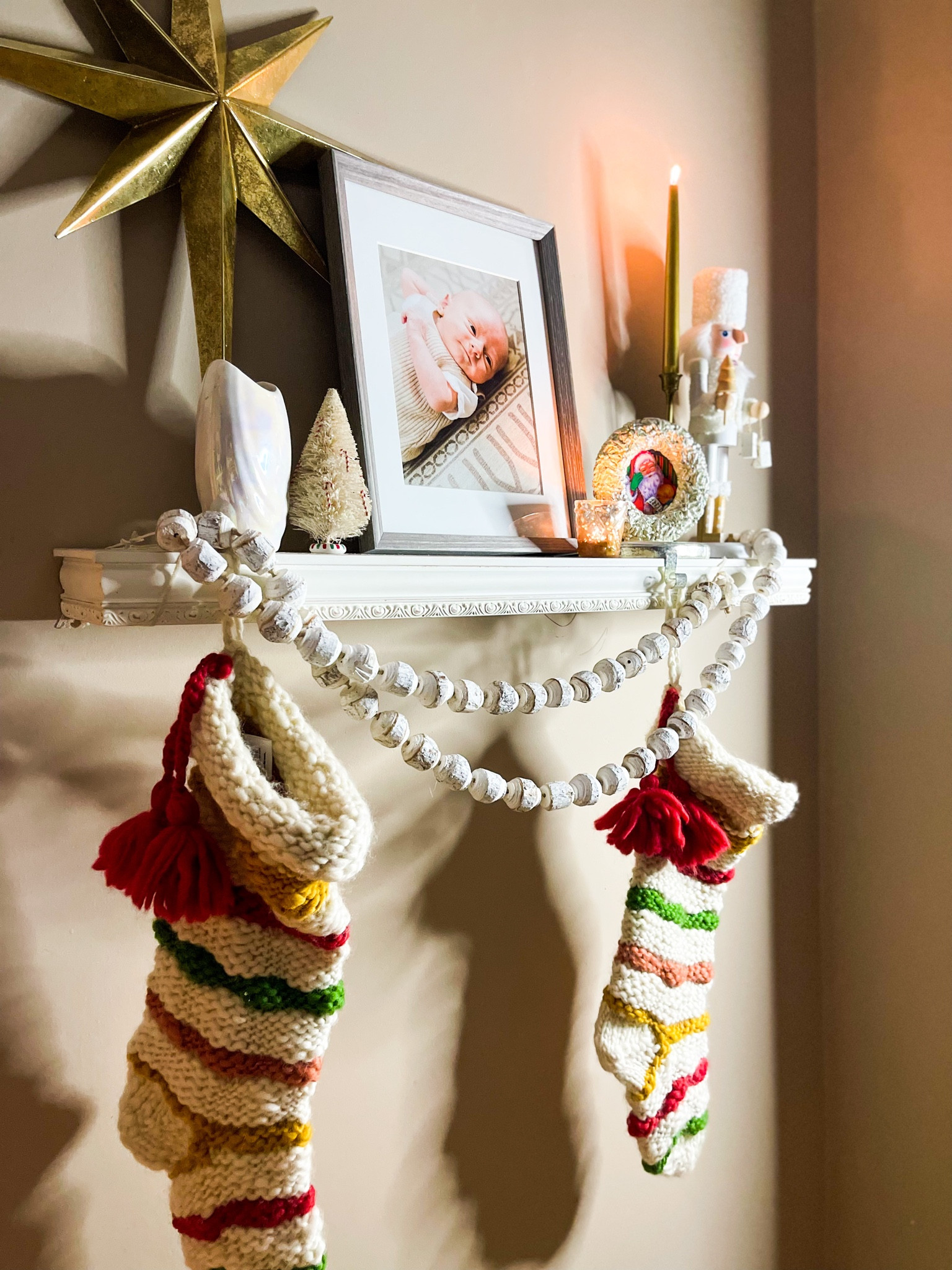 The first of my holiday decorating! I found the most gorgeous knit chunky stockings at Indigo! ⭐️

#LTKSeasonal #LTKHoliday #LTKstyletip