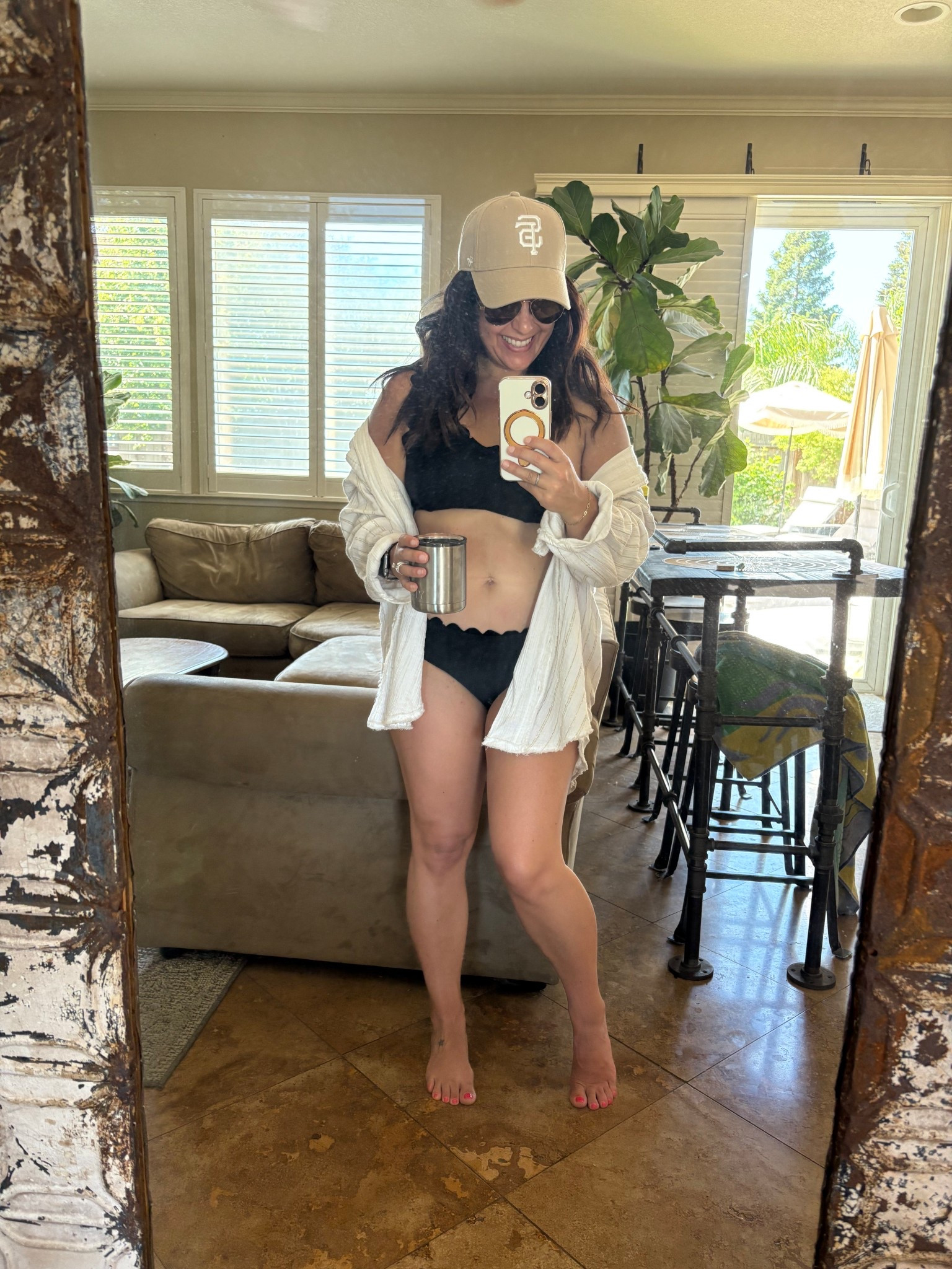 Happy Mother’s Day! I have been absolutely spoiled today by the Mr & kids. Spent the afternoon lounging poolside in one of my favorite scalloped CupShe bikinis. It’s available in several colors and prints. I’m a 34D and wearing a medium. 



#LTKOver40 #LTKSwim #LTKTravel