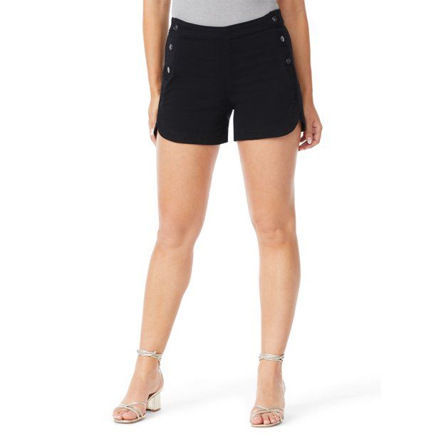 Sofia Jeans by Sofia Vergara Women's Pull-On Sailor Shorts | Walmart (US)