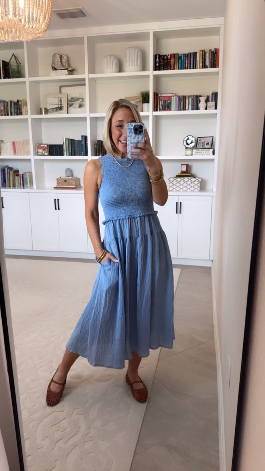 Walmart - fun new finds. Squared Toe Woven Ballet Flats - size XS. $54.99. 3 colors. Tennis Necklace - $49.99 (Originally $170). 2 colors. Sleeveless Smocked Midi Dress - size XS. $24.98. 5 colors. 

 

#LTKOver40 #LTKSeasonal