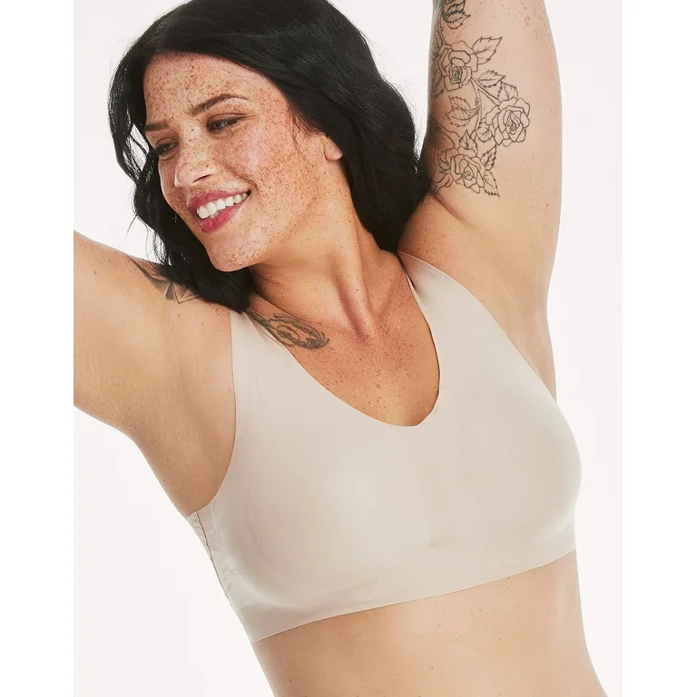 Hanes Invisible Embrace Women's Wireless T-Shirt Bra, Seamless Nude S | Walmart (US)