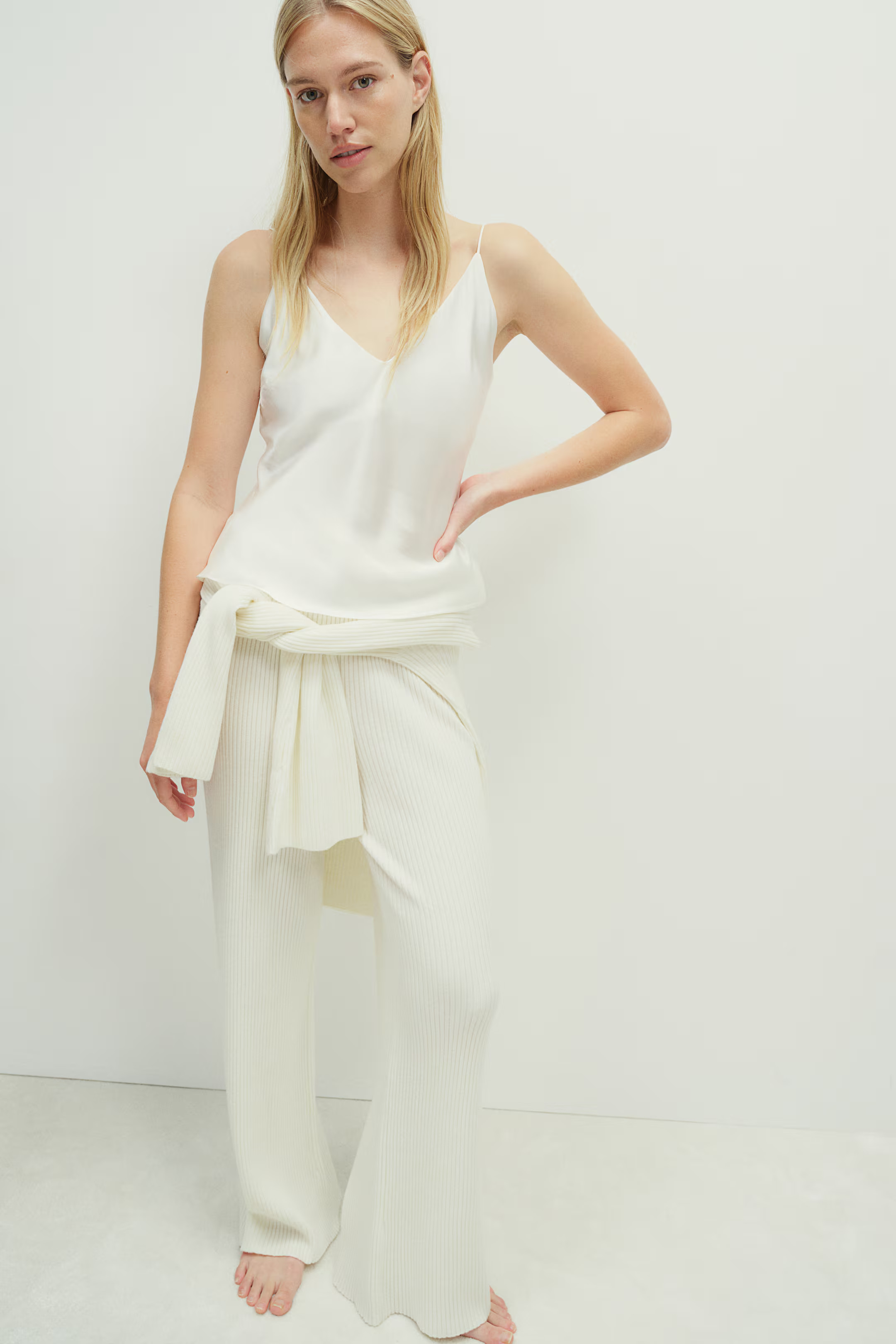 Rib-Knit Pants | H&M (US + CA)