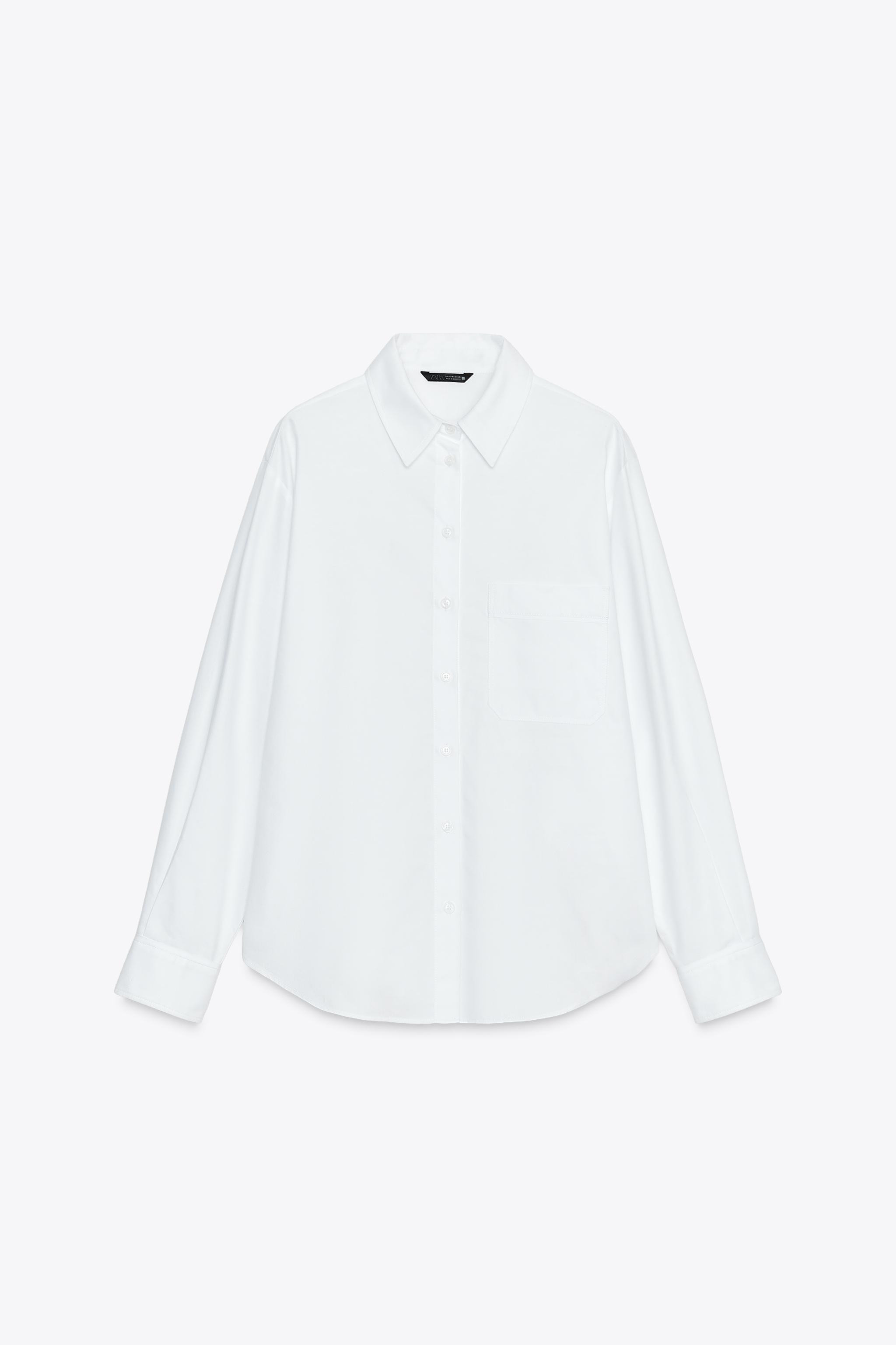 OXFORD BASIC SHIRT WITH POCKET | Zara UK