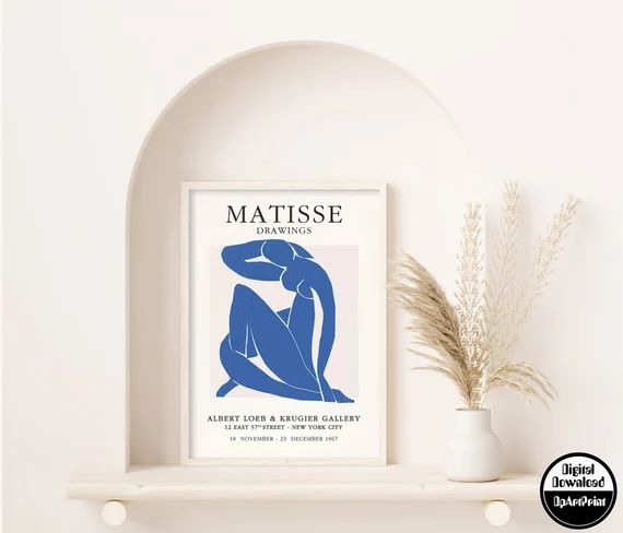 Matisse Cutout Print, Henri Matisse Print, Matisse Exhibition Poster, Matisse woman, Berggruen & ... | Etsy (US)