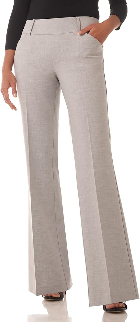 Rekucci Women's Smart Stretch Desk to Dinner Wide Leg Pull-On Pant | Amazon (US)