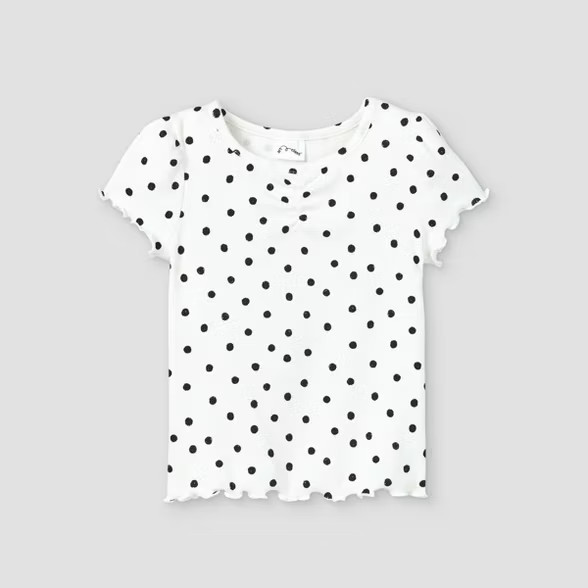 Toddler Girls' Ribbed Short Sleeve T-Shirt - art class™ | Target