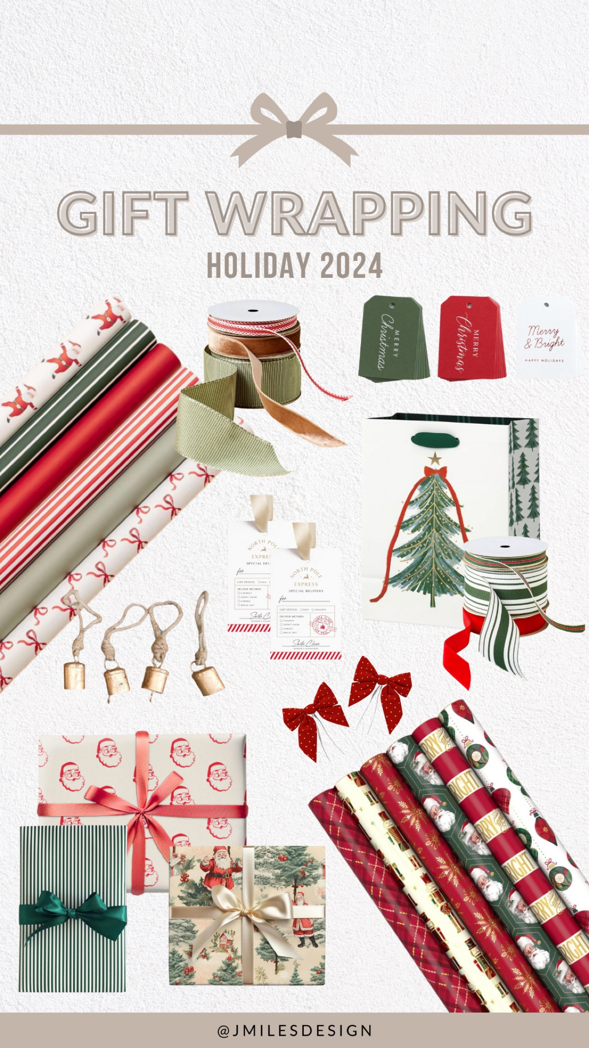 Holiday wrapping made simple and stunning! From classic ribbons to vintage-inspired prints, these designs bring extra magic to your gifts this season. ✨ #Holiday2024 #GiftWrapGoals  #AmazonFinds #TargetFinds #HallmarkWrappingPaper 

#LTKGiftGuide #LTKHoliday #LTKSeasonal