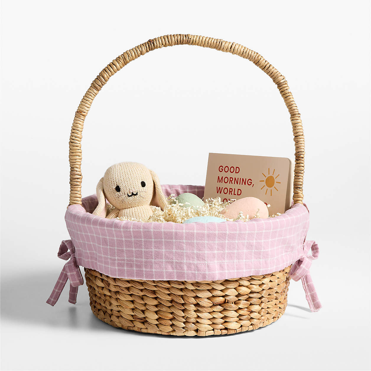 Mini Stax Purple Kids Easter Basket Liner + Reviews | Crate & Kids | Crate & Barrel