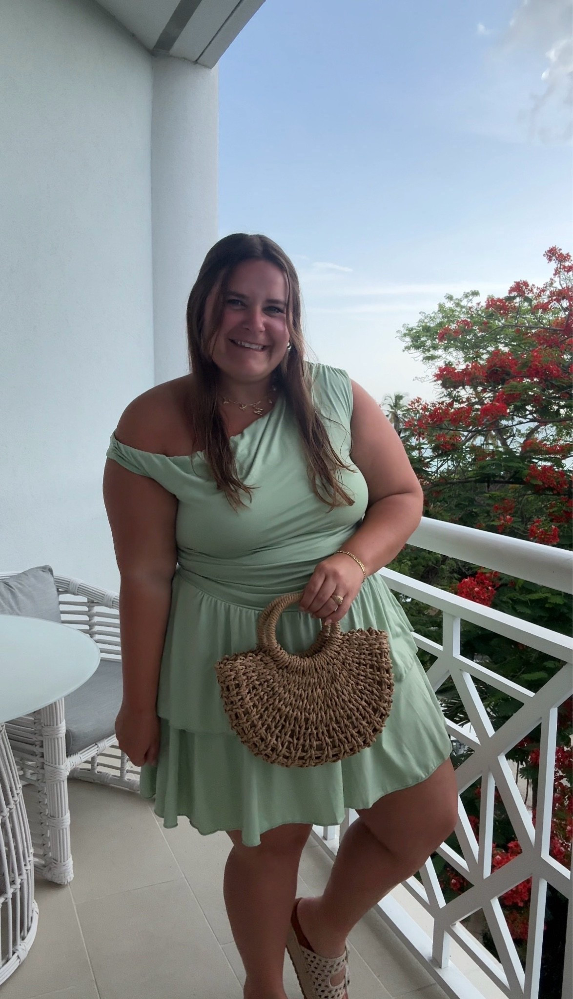 Wearing a 1x in this shein dress. Paired with a shein purse and Walmart sandals. Perfect for a beach trip dinner.

#LTKootd #LTKMidsize #LTKPlusSize