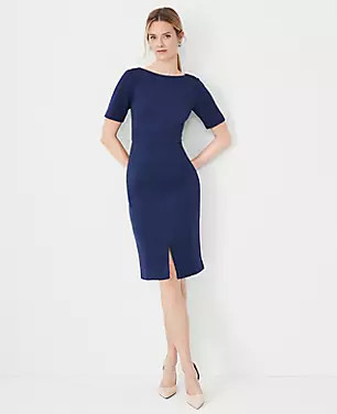 The Seamed Sheath Dress in Double Knit | Ann Taylor (US)