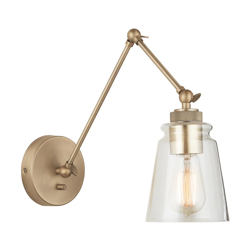 Brycen 1-Light Swing Arm Lamp | Wayfair North America