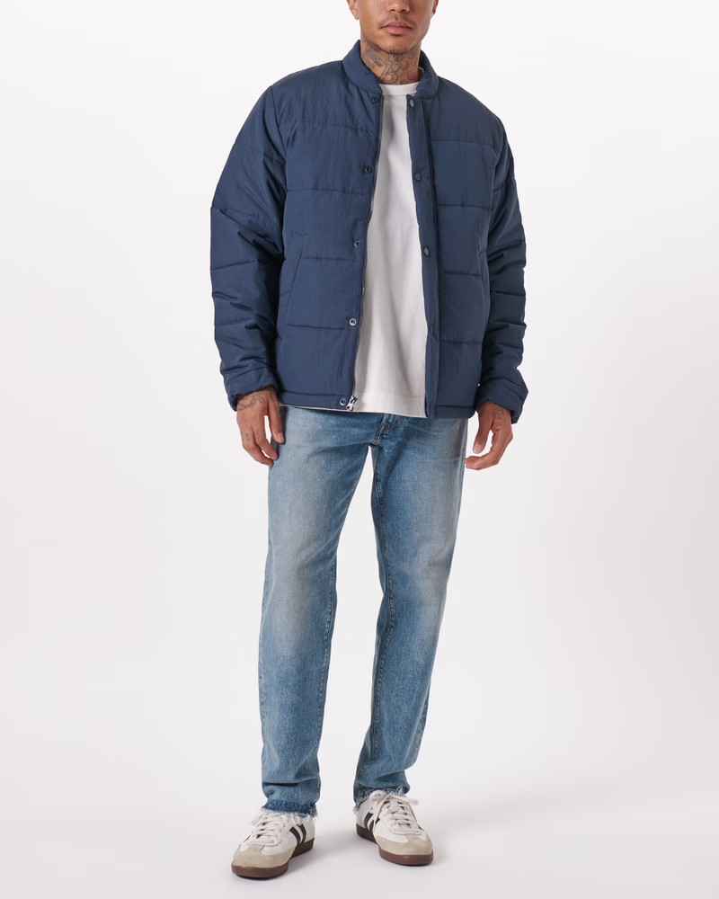 Men's A&F Lightweight Everyday Jacket | Men's Coats & Jackets | Abercrombie.com | Abercrombie & Fitch (US)