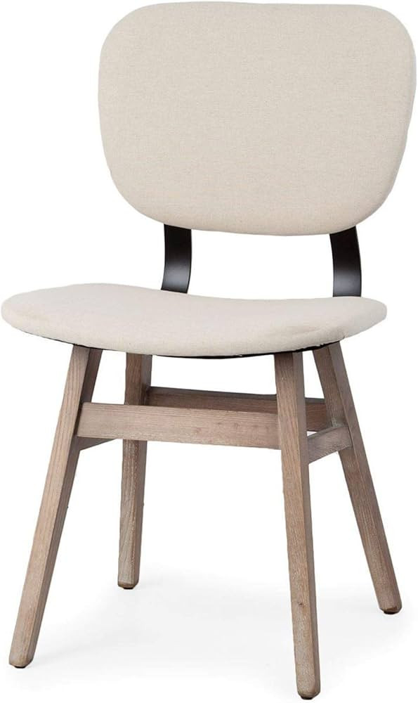 Mercana Haden III Dining Chair, 18.5" x 21.3" x 34", Cream | Amazon (US)