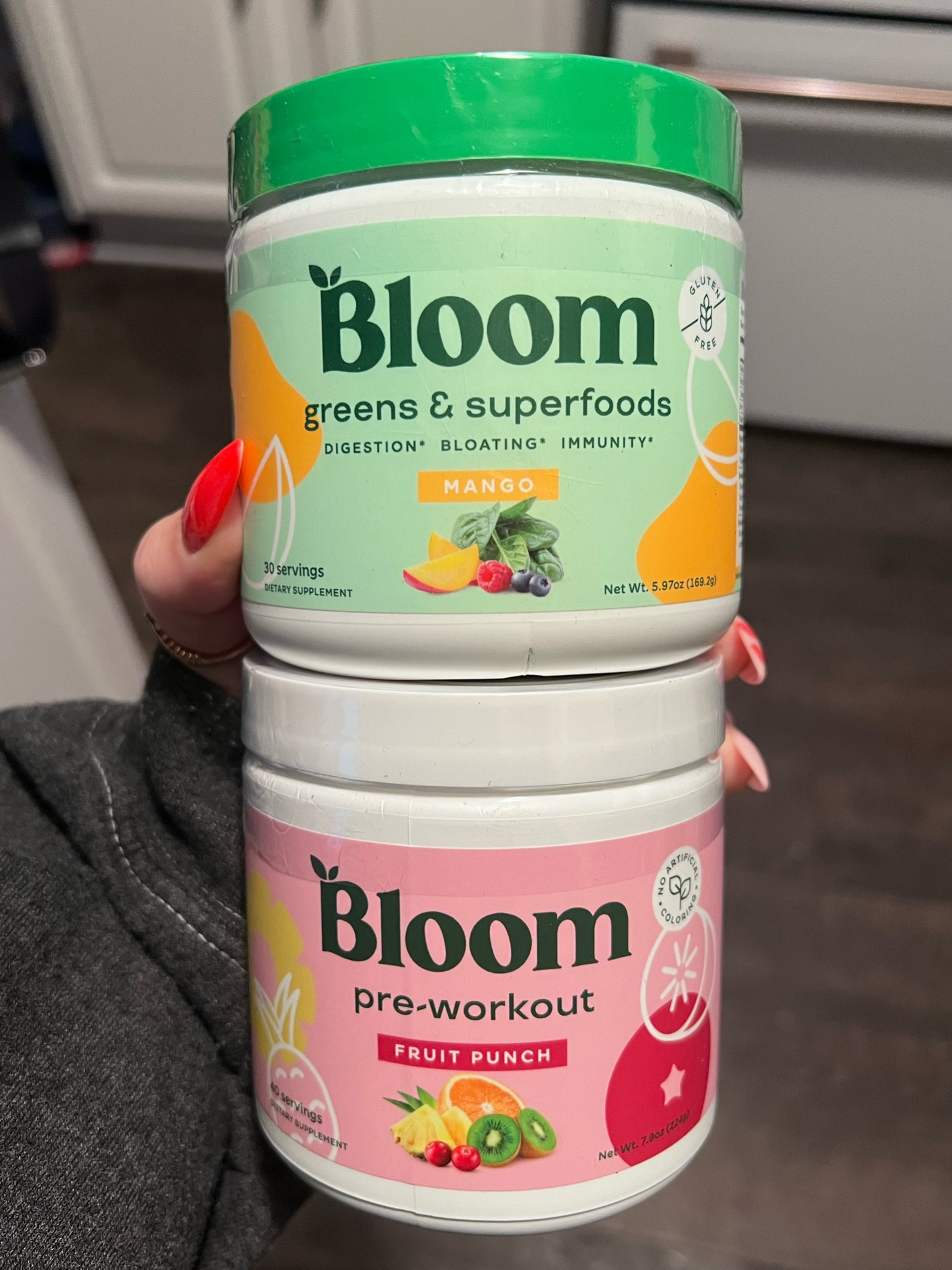 Bloom Nutrition Pre Workout Powder curated on LTK