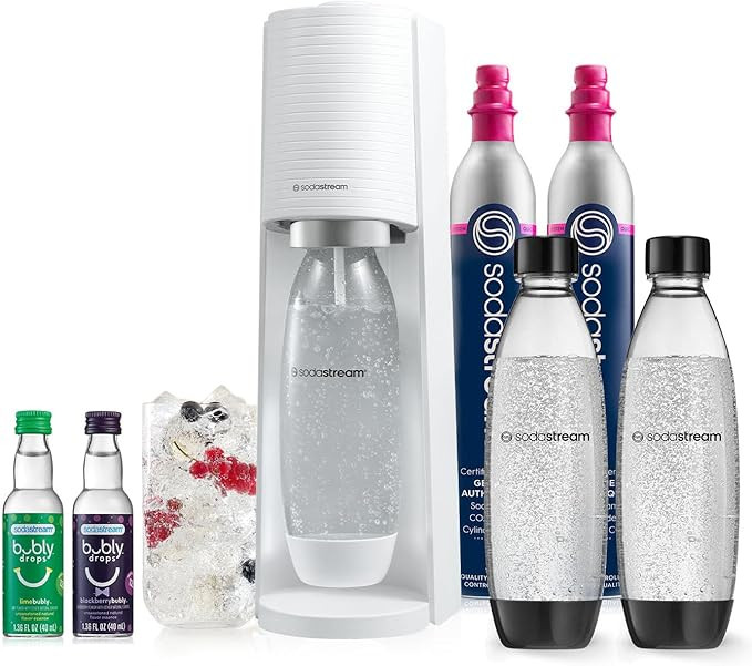 SodaStream - Terra Sparkling Water Maker | VALUE BUNDLE | CQC CO2 system | Includes 2x CO2 Cylind... | Amazon (US)