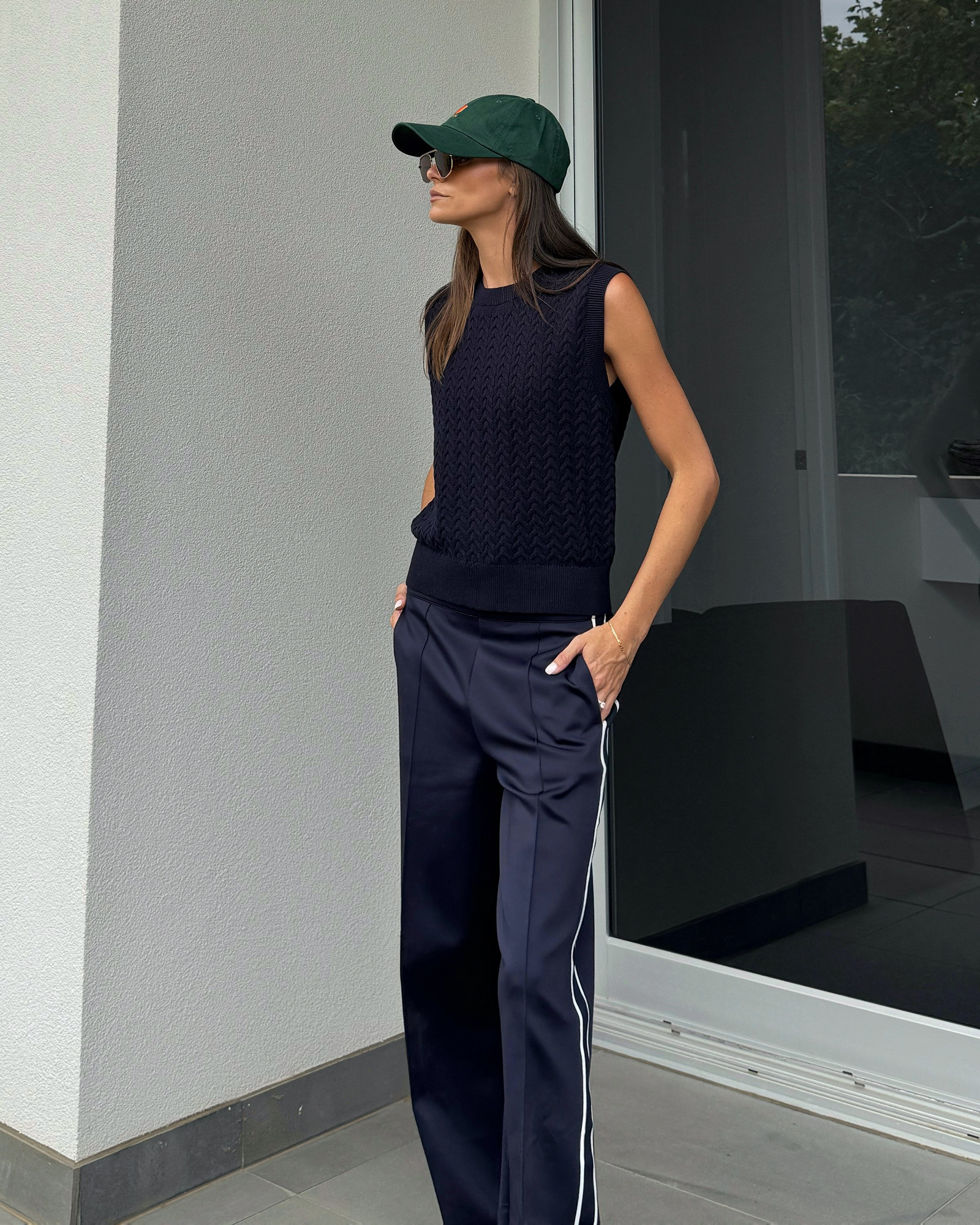 Elka Cable Cropped Vest | Sportscraft (Australia)