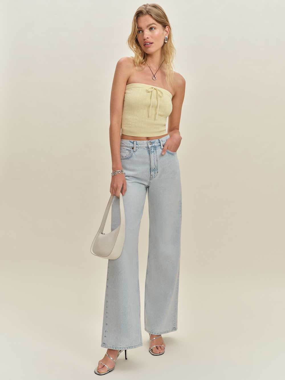 Cary High Rise Slouchy Wide Leg Jeans | Reformation (Global)