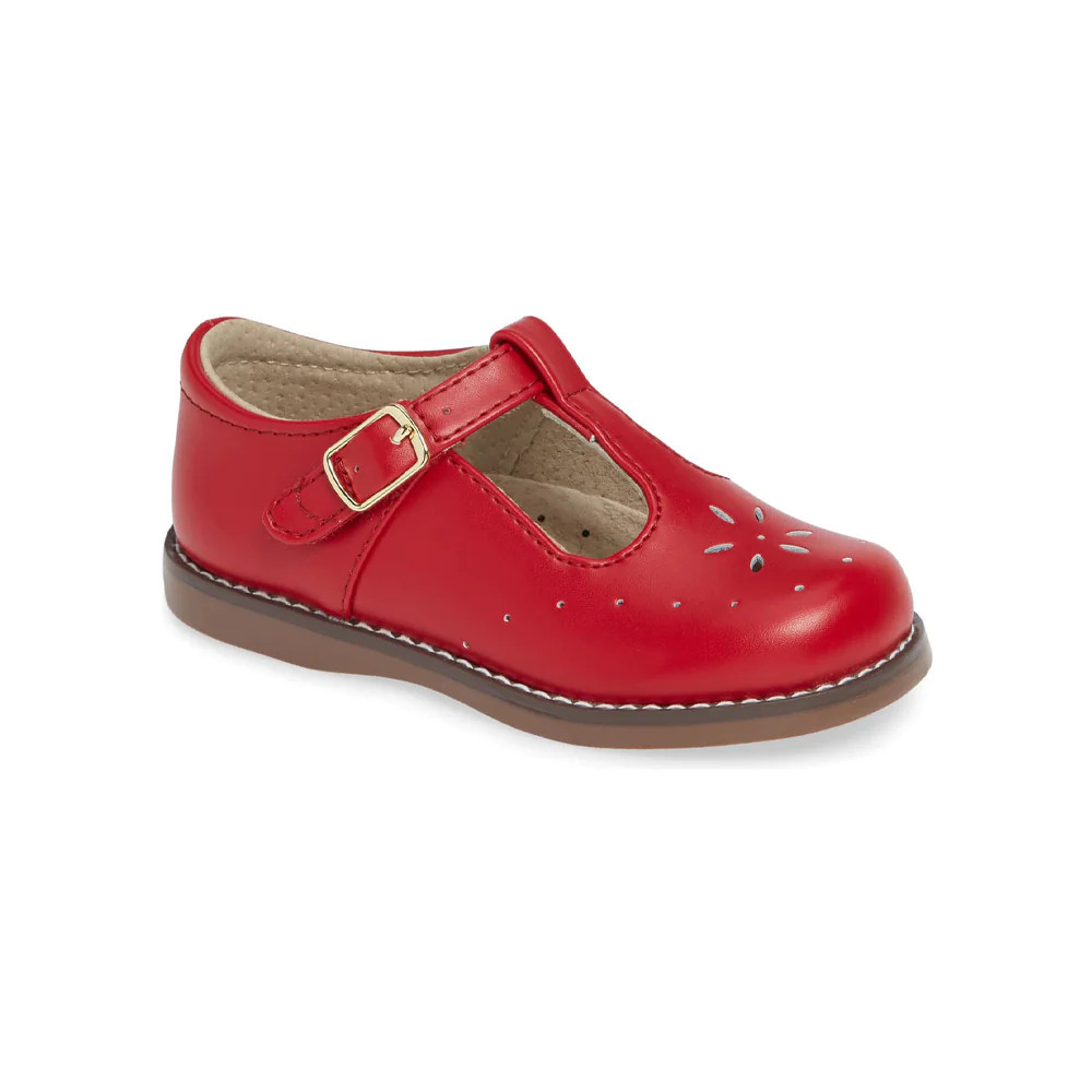 Footmates Sherry Shoe - Richmond Red | The Beaufort Bonnet Company