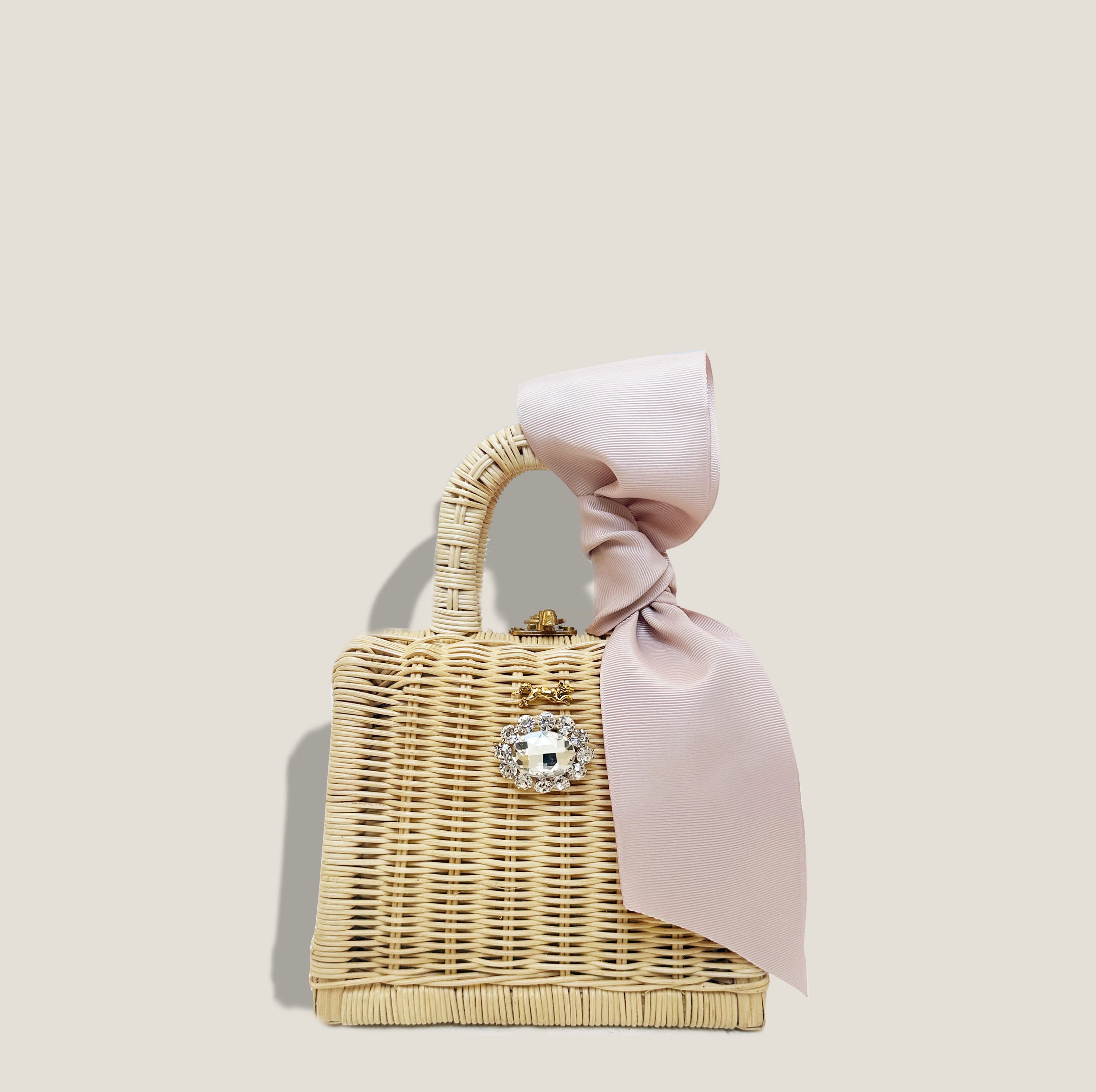 MME. BABY MONACO BAG - Barely Pink | MME.MINK