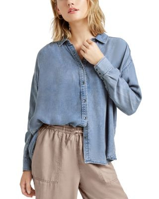 Ella Button Front Shirt | Bloomingdale's (US)