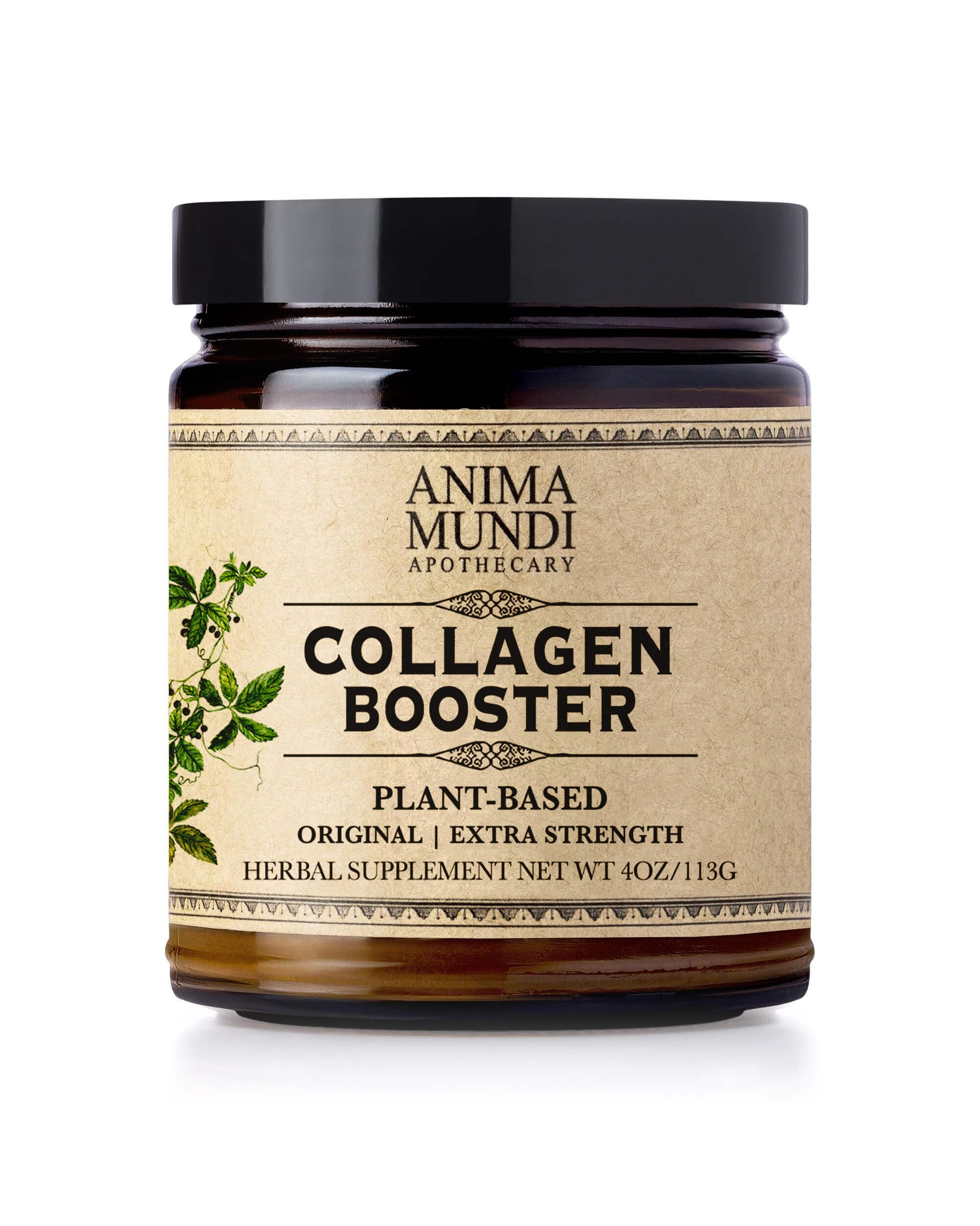 Anima Mundi Apothecary Vegan Collagen Powder - Plant-Based & Organic Collagen Booster - Helps Support Collagen & Keratin Production for Healthy Skin, Hair & Bones (4oz/113g) | Amazon (US)