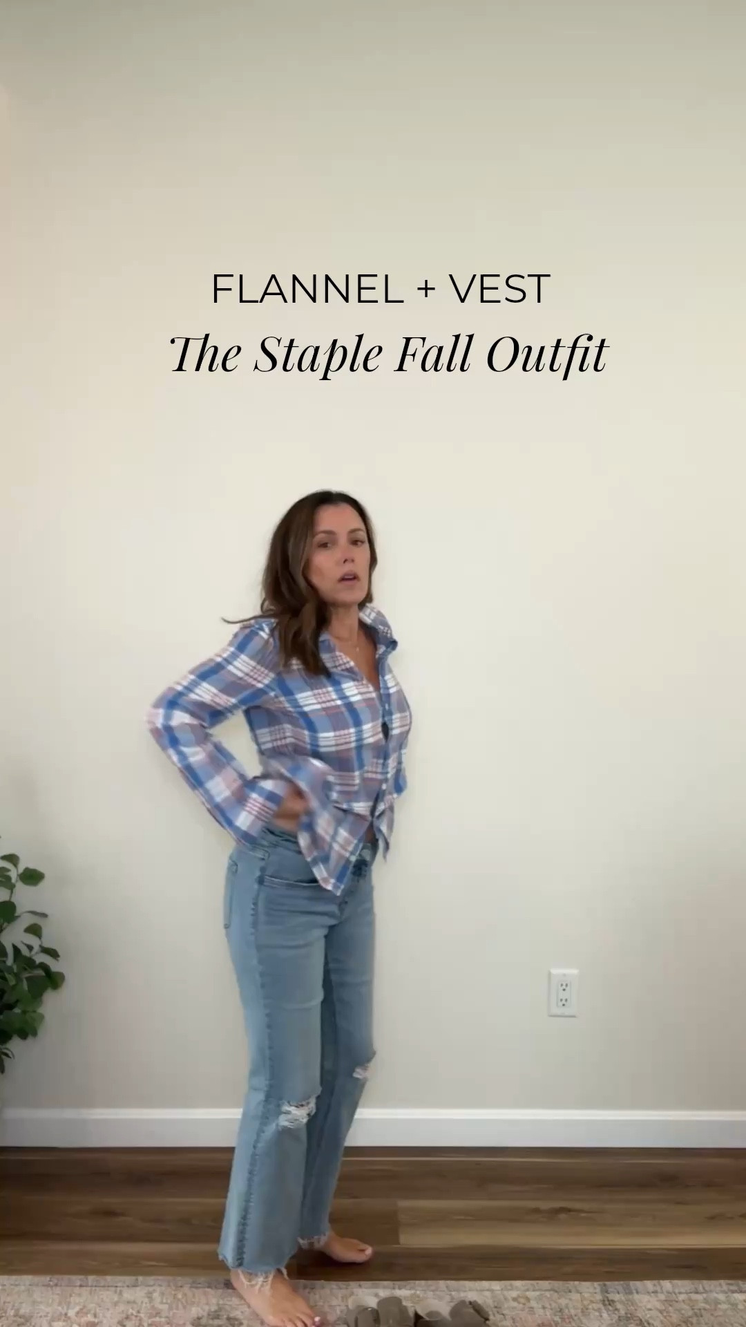 The flannel + the vest is a good to in this house 🍂 #LTKAmazon 

#LTKOver40 #LTKFallSale #LTKSeasonal