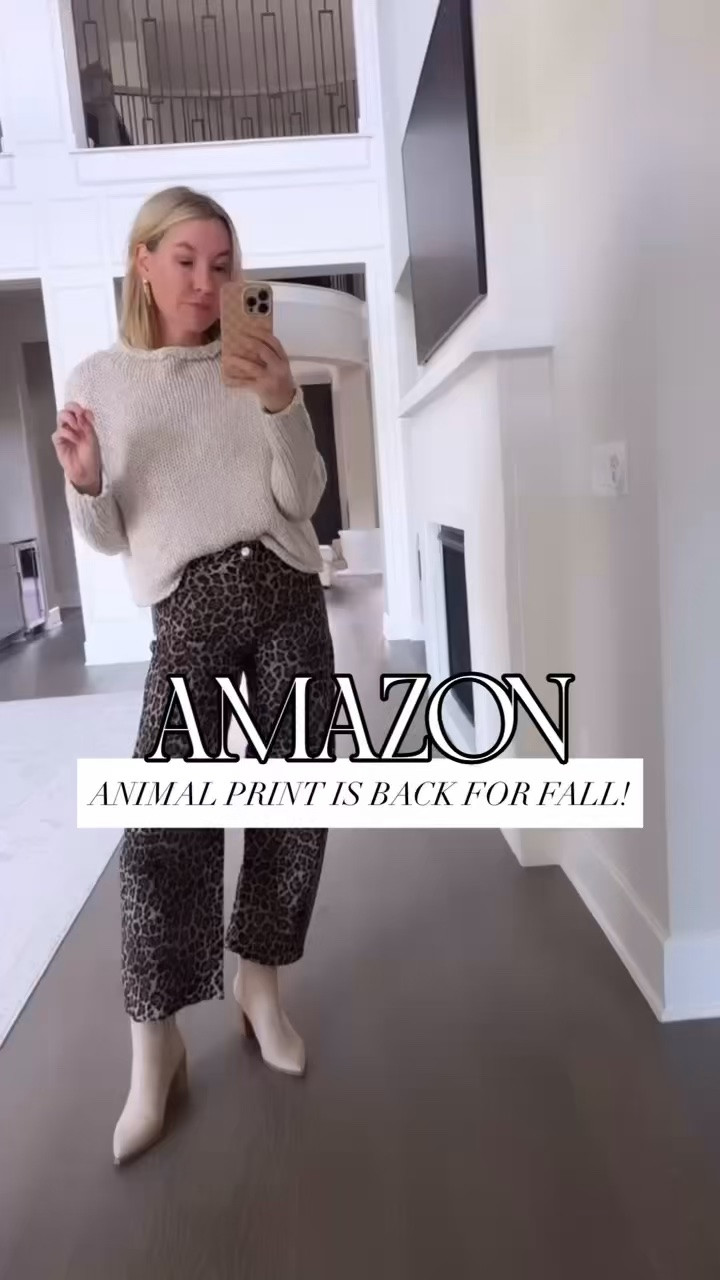 Animal print is back in style and I love these pants!

#LTKmomlife #LTKgrwm #LTKSaleAlert
