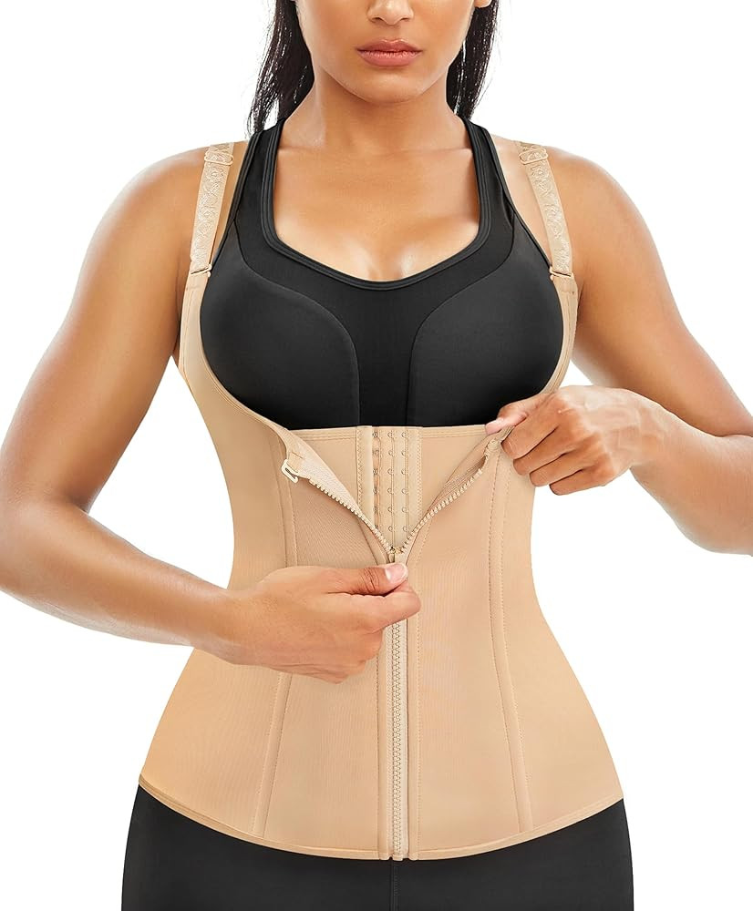 Gotoly Quick Weight Loss, Adjustable Straps Body Shaper Waist Cincher Tank Top | Amazon (US)