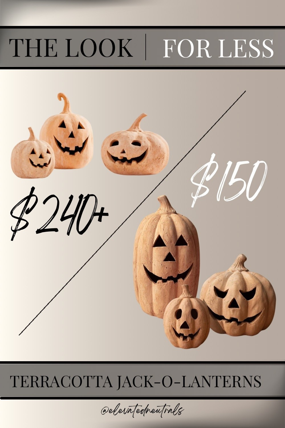 I can’t believe I found these terracotta jack-o-lanterns for almost half the price of the Pottery Barn ones! They are the perfect addition to your Halloween decor and I’m pretty sure you can use these pumpkins indoors and outdoors!

For more Halloween decor check out the product tab of my LTK profile!

#LTKSeasonal #LTKHome