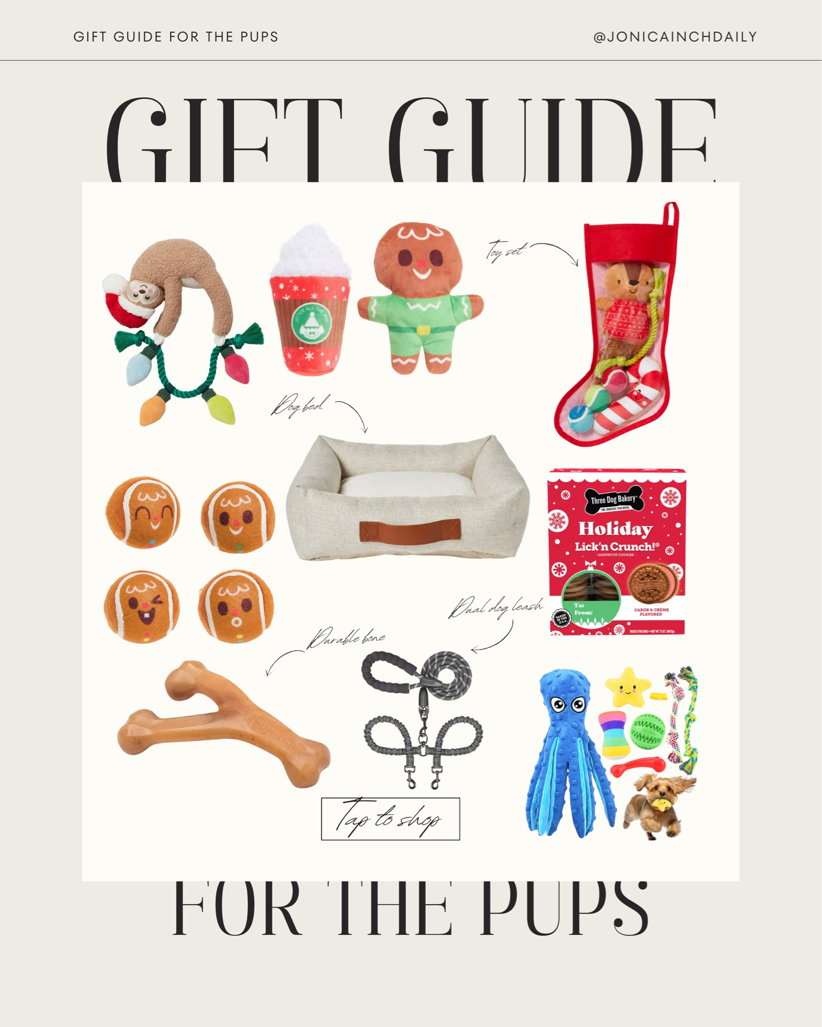 GIFT GUIDE FOR THE PUPS🤎

#LTKSeasonal #LTKGiftGuide #LTKHoliday