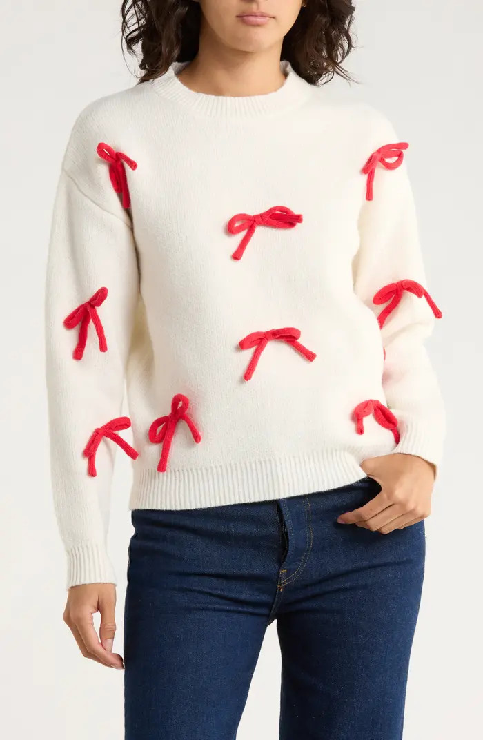 Roffe Accessories Bow Sweater | Nordstromrack | Nordstrom Rack