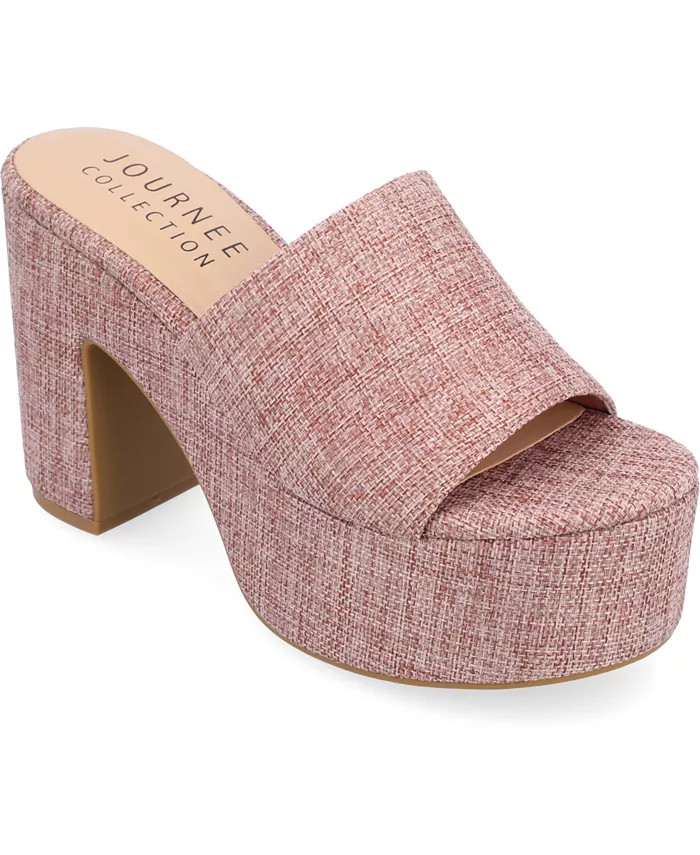 Women's Enyya Canvas Platform Sandals | Macy's