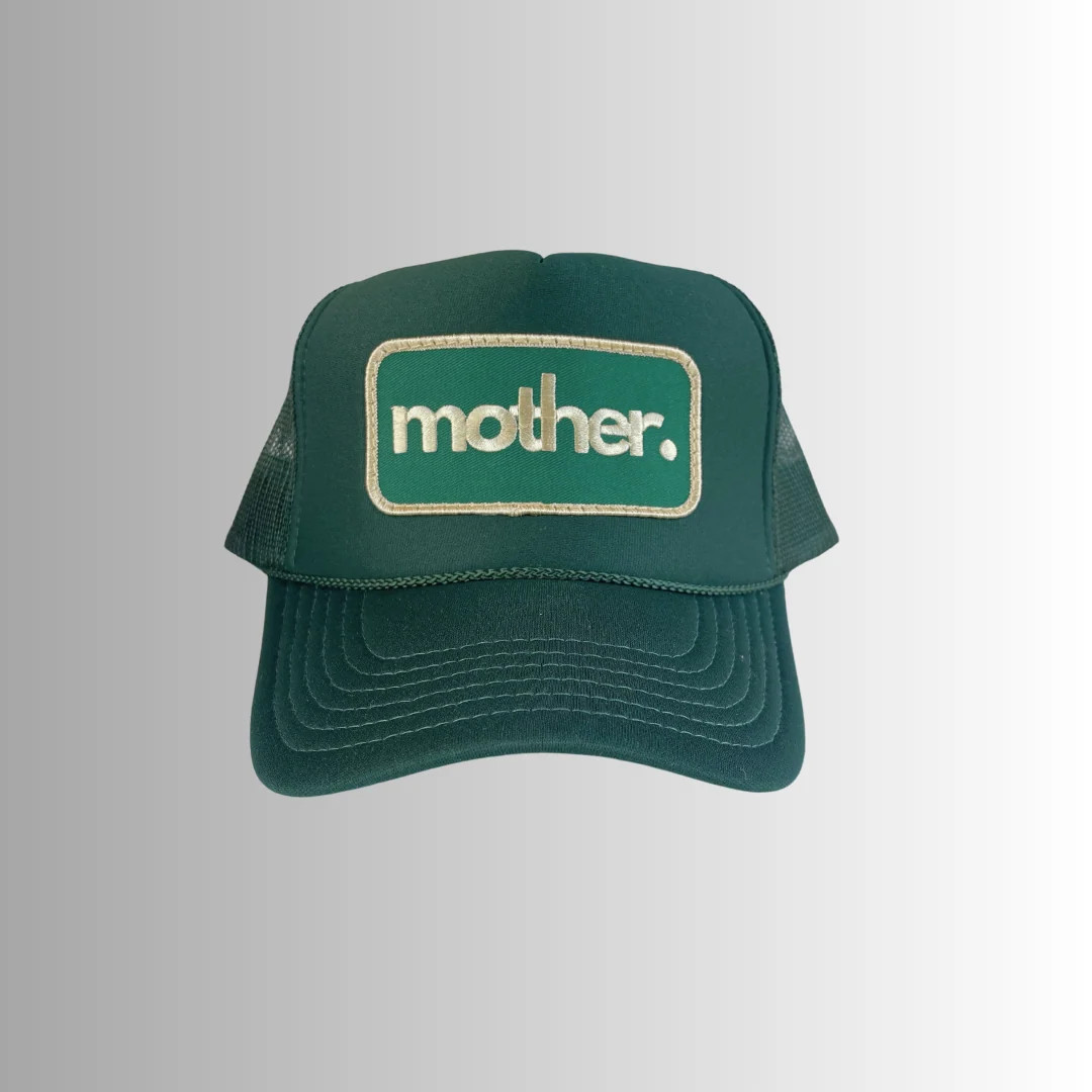 Mother Patch Trucker Hat - Forest Green | Mother Hats