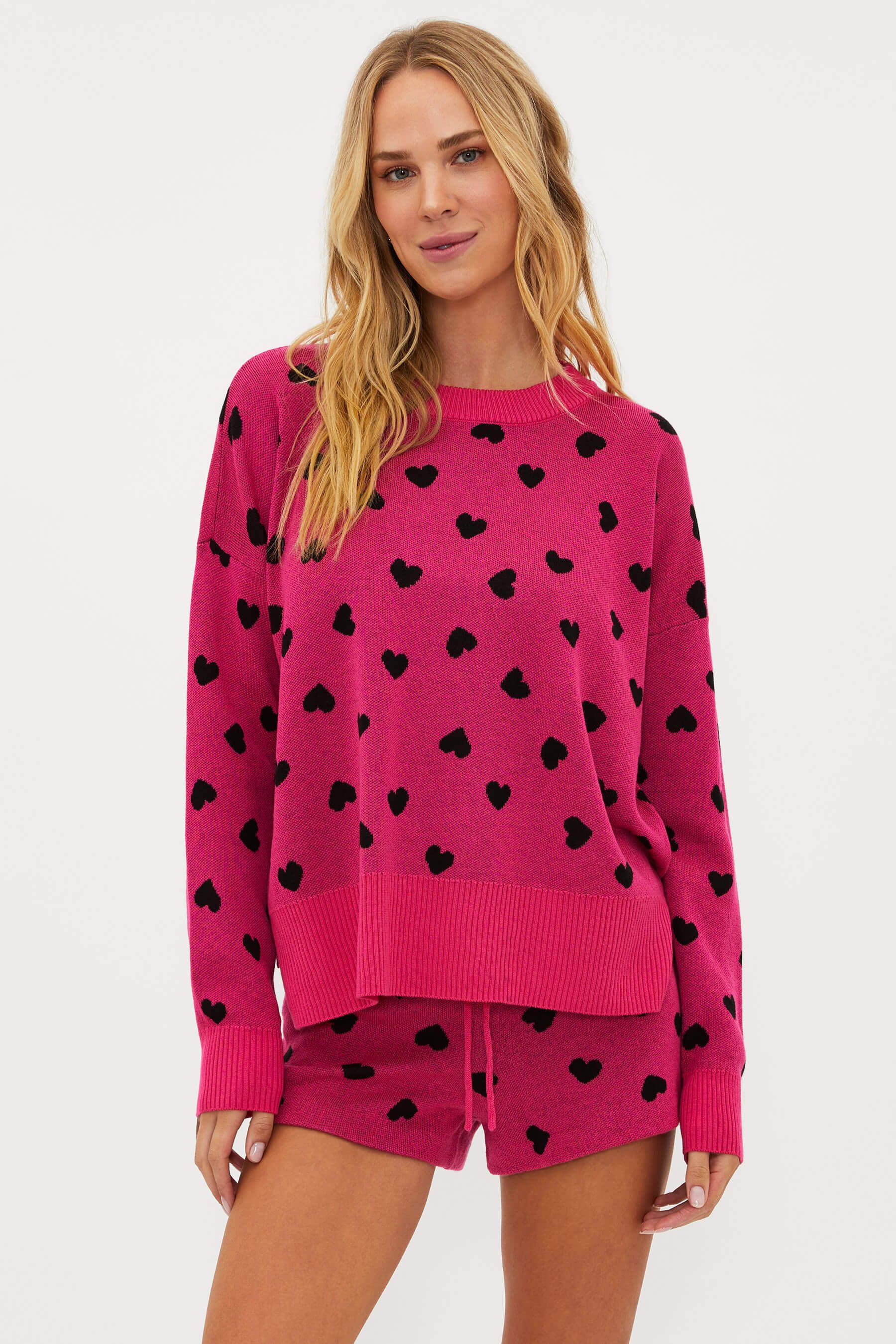 Callie Sweater Candy Hearts | Beach Riot