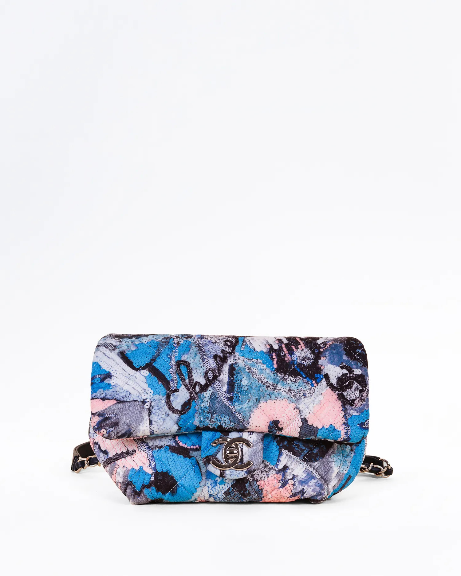 Sequin Nylon Printed Waist Bag | Vivrelle